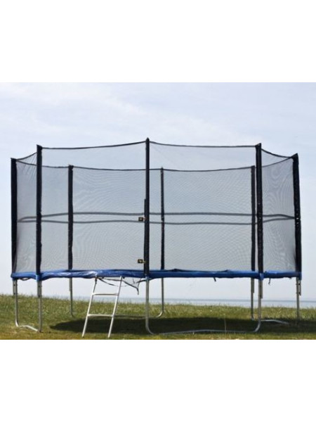 Дитячий батут ФанФіт з сіткою і драбинкою 465 см Дитячий батут ФанФіт з сіткою і драбинкою 465 см